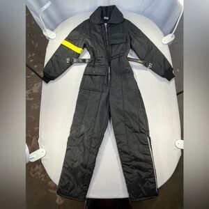 JCPenney Vintage One Piece  Regular  Belted Quilted Puffer Womens Snowsuit Small